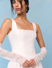 Bridal Ivory Corset Maxi Honey Maxi Dress