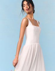 Bridal Ivory Corset Maxi Honey Maxi Dress