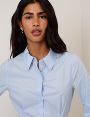 Blue Fitted Shirt