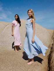 Light Blue Reign Midi Dress