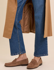 Tan Suede Loafers