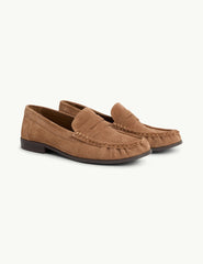 Tan Suede Loafers