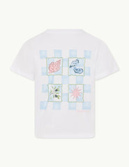White Graphic Print Boxy T-Shirt