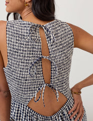 Navy Gingham Ruth Jumpsuit
