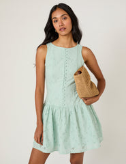 Mint Green Claudia Mini Dress