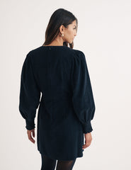 Black Cord Rigga Mini Dress