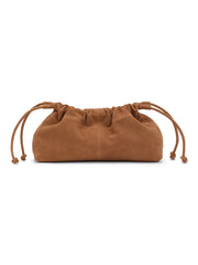 Tan Slouch Clutch Bag