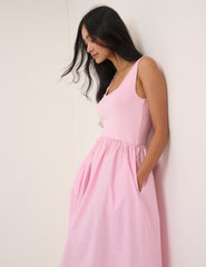 Pink Colorado Midi Dress