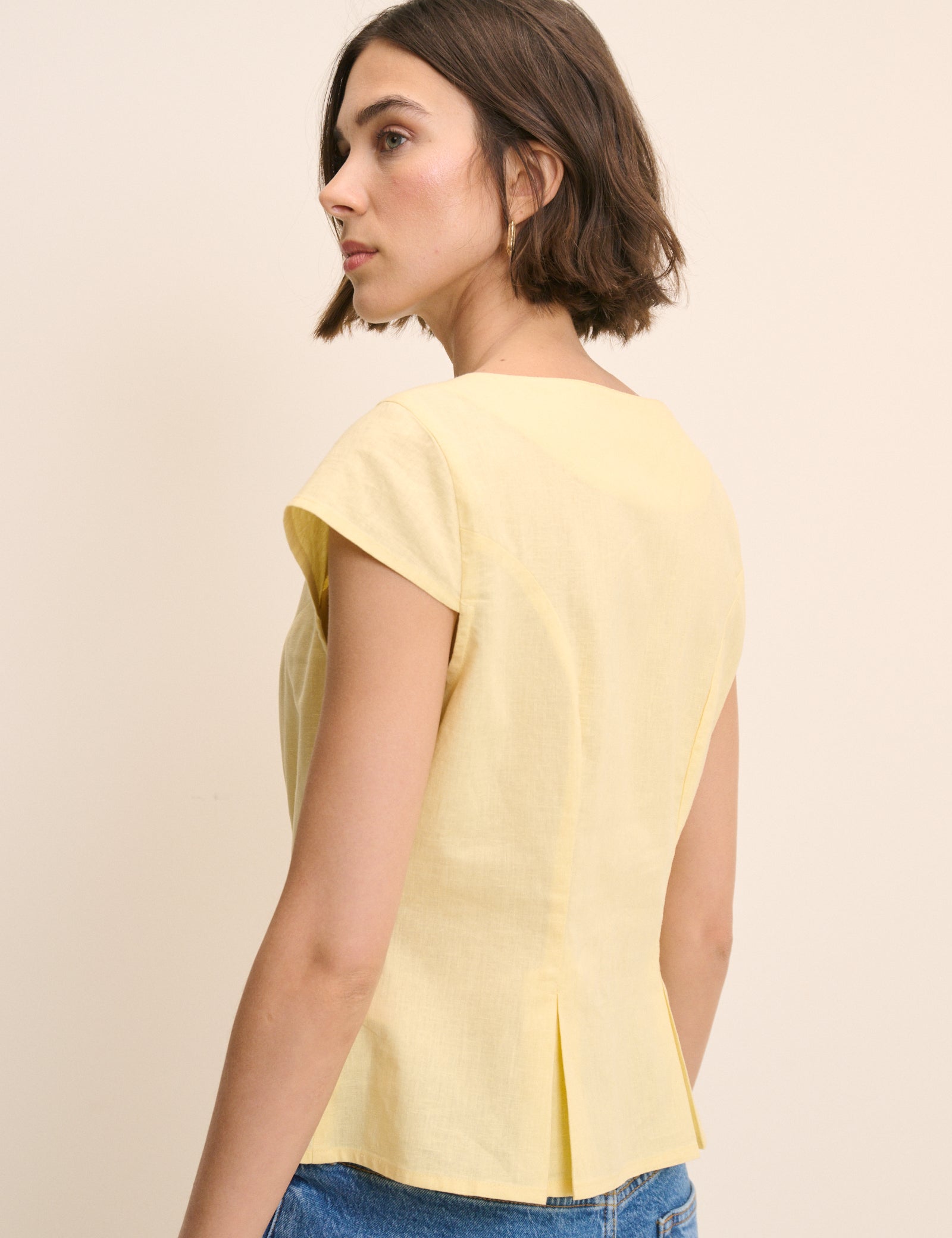 Butter Yellow Gretchen Top