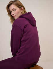 Burgundy Scuba Hoodie