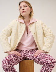 Pink Quarter Zip Jumper