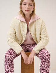 Pink Floral Athleisure Leggings