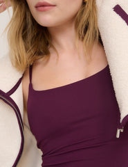 Burgundy Athleisure Vest