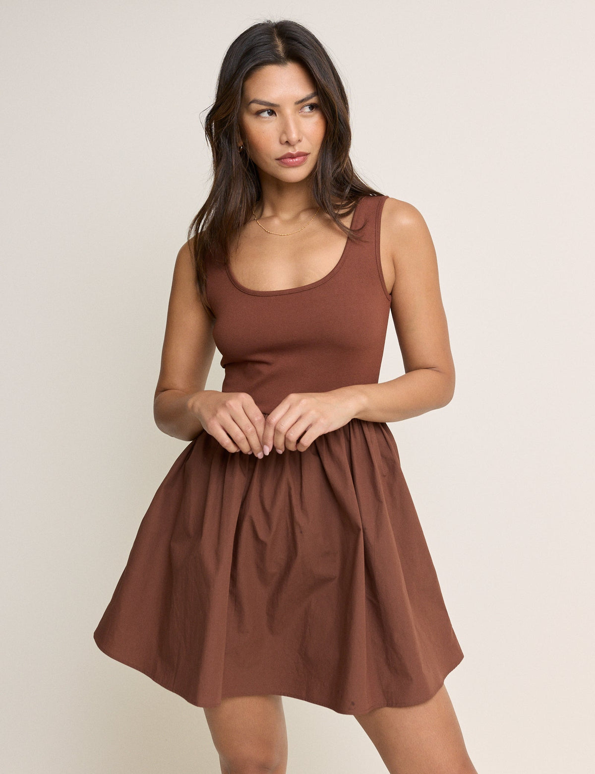 Brown Colorado Mini Dress