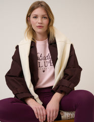 Pink Nobody's Club Graphic T-Shirt