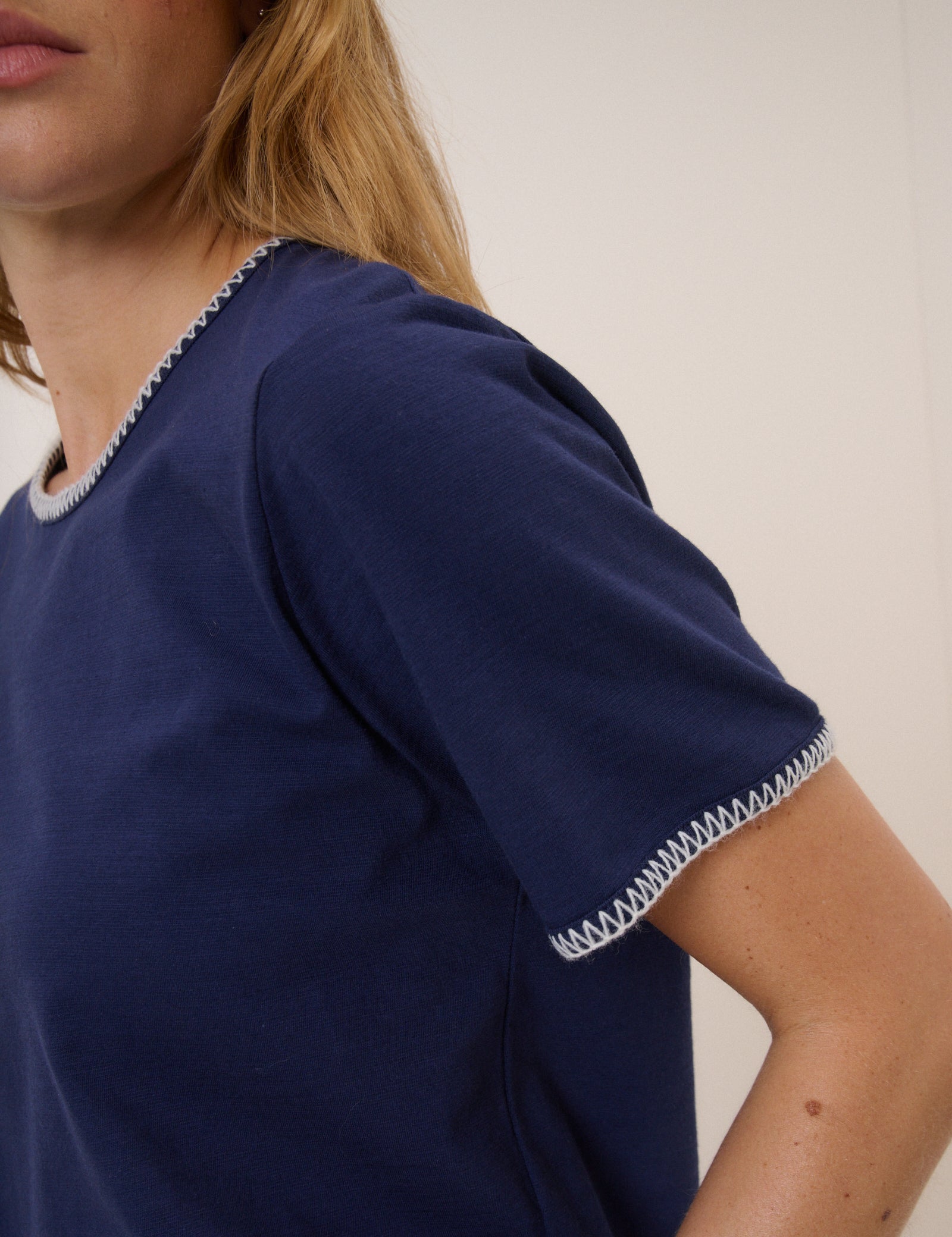 Navy Stitch T-shirt