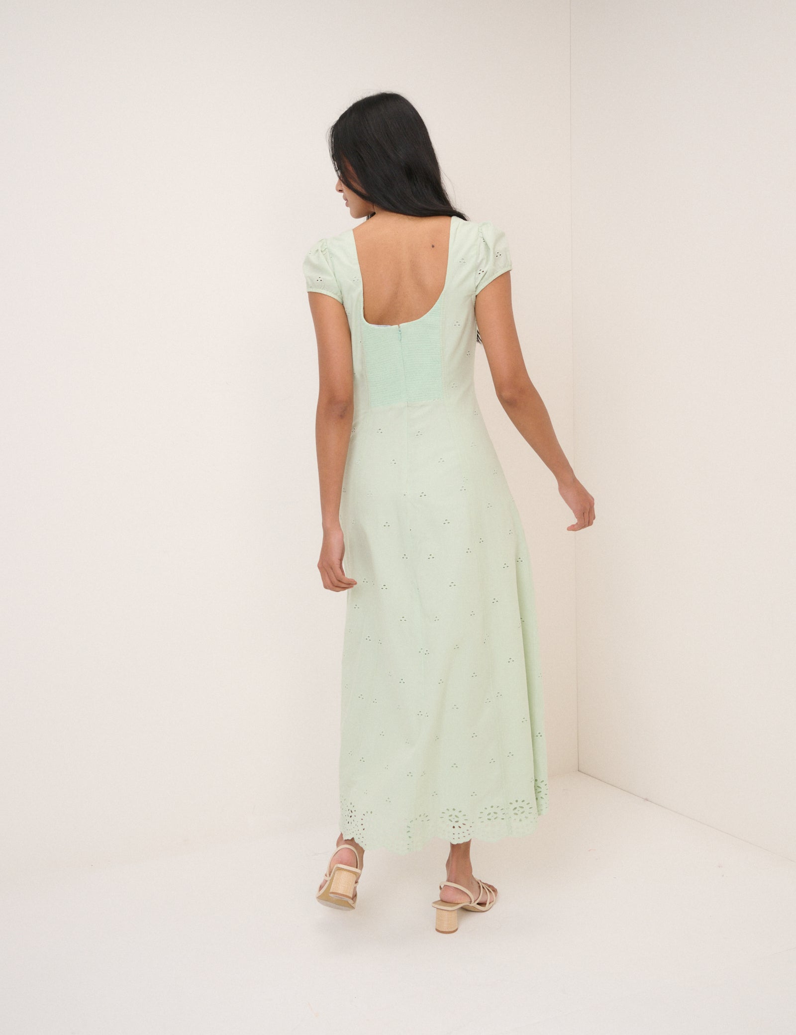 Mint Green Harri Midi Dress