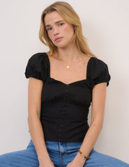 Black Sweetheart Top