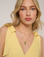 Butter Yellow Addison Jersey Midi Dress