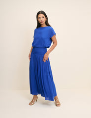 Cobalt Blue Pamela Midi Dress