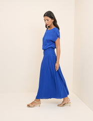 Cobalt Blue Pamela Midi Dress