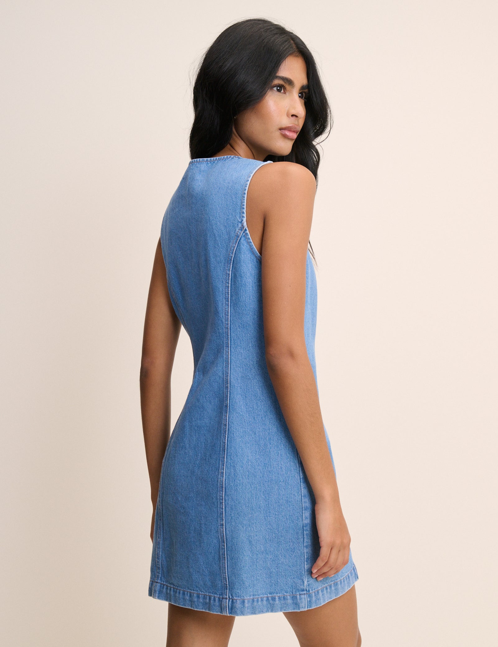 Blue Denim Ned Mini dress