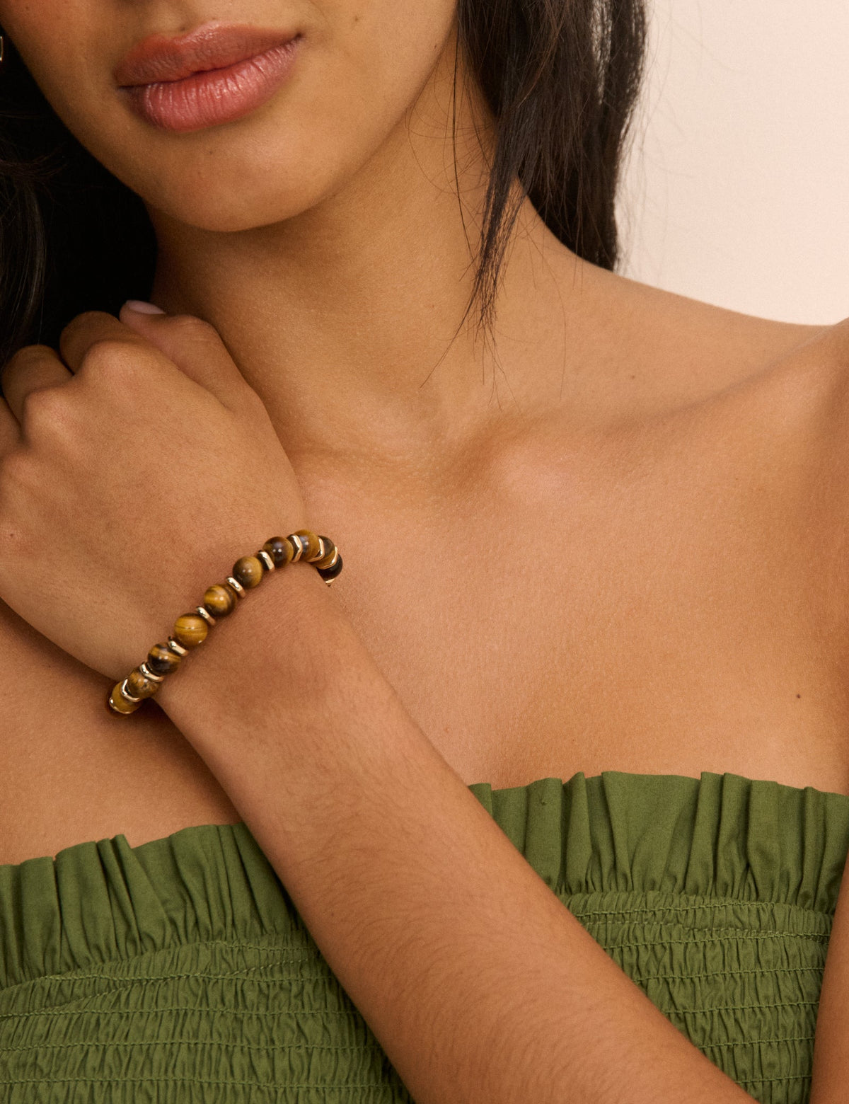 Tigers Eye Beaded Bracelet
