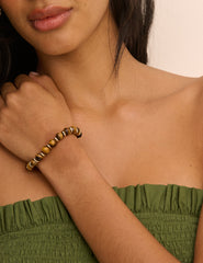 Tigers Eye Beaded Bracelet