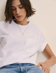 White Pocket Front T-Shirt