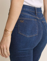 Dark Blue High Rise Mayfair Bootcut Jeans