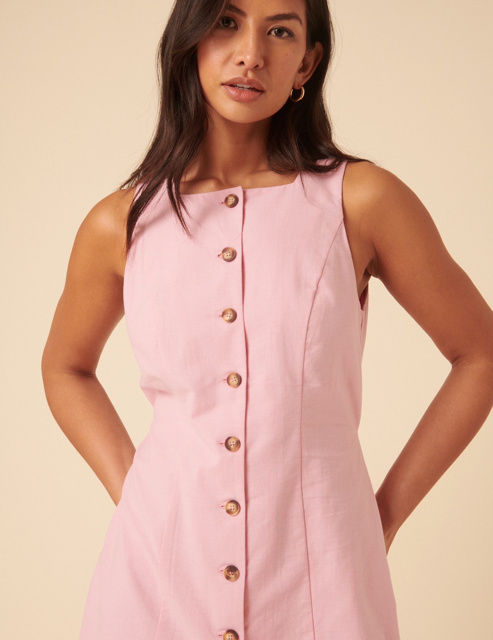 Pink Peri Mini Dress